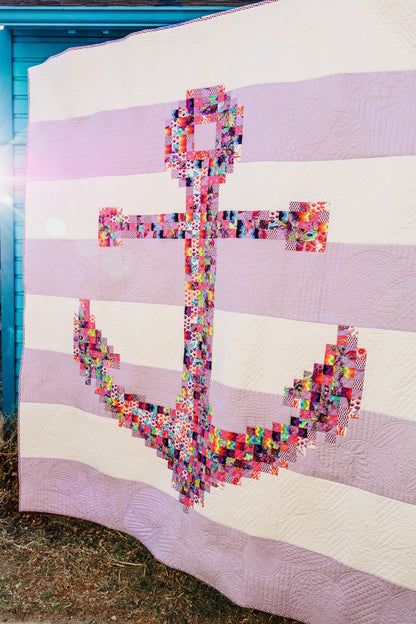 Anchors Aweigh Quilt Kit - Floral Reef by Tula Pink