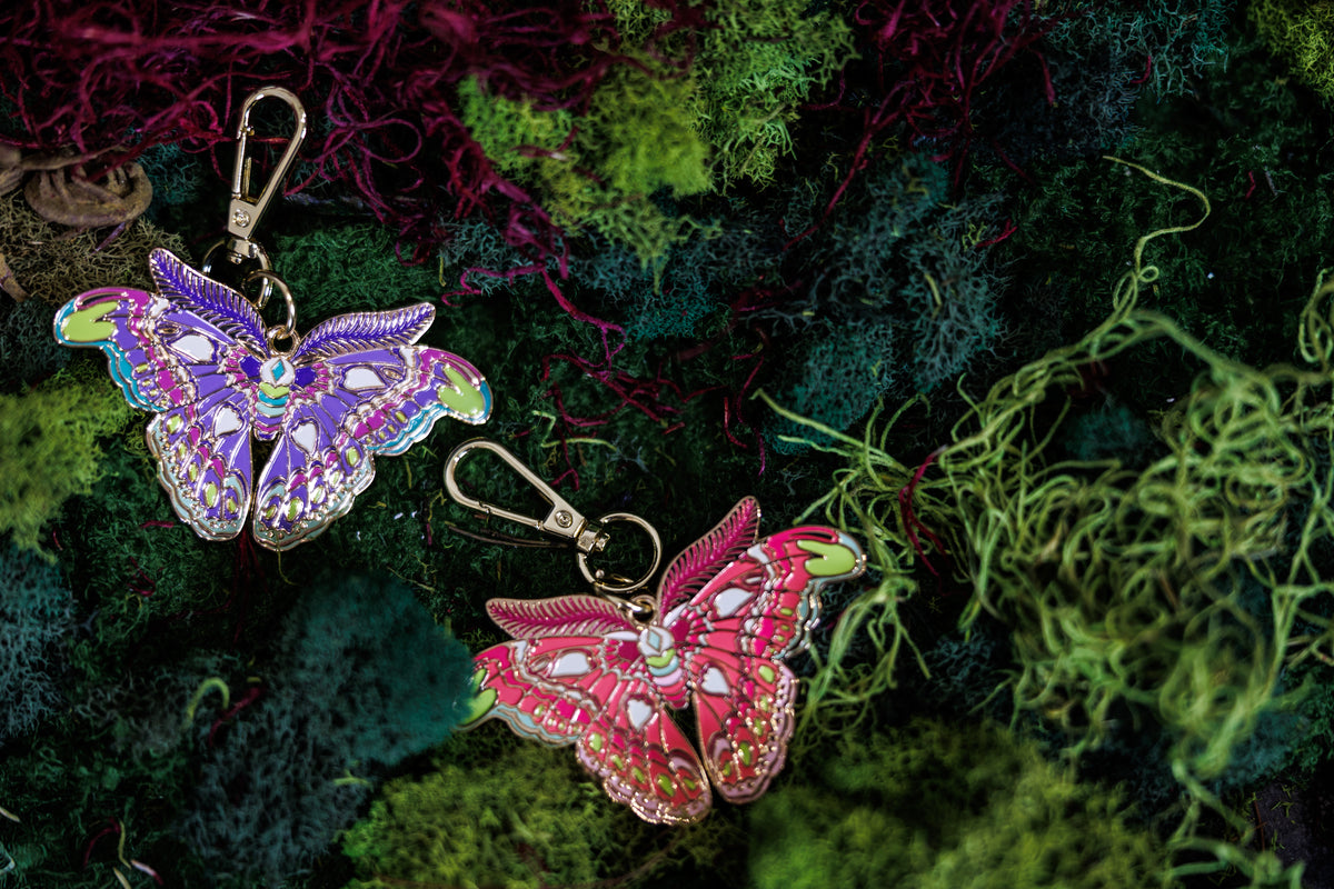 Sallie Tomato - Atlas Moth Daybreak Bag Charm (Preorder)