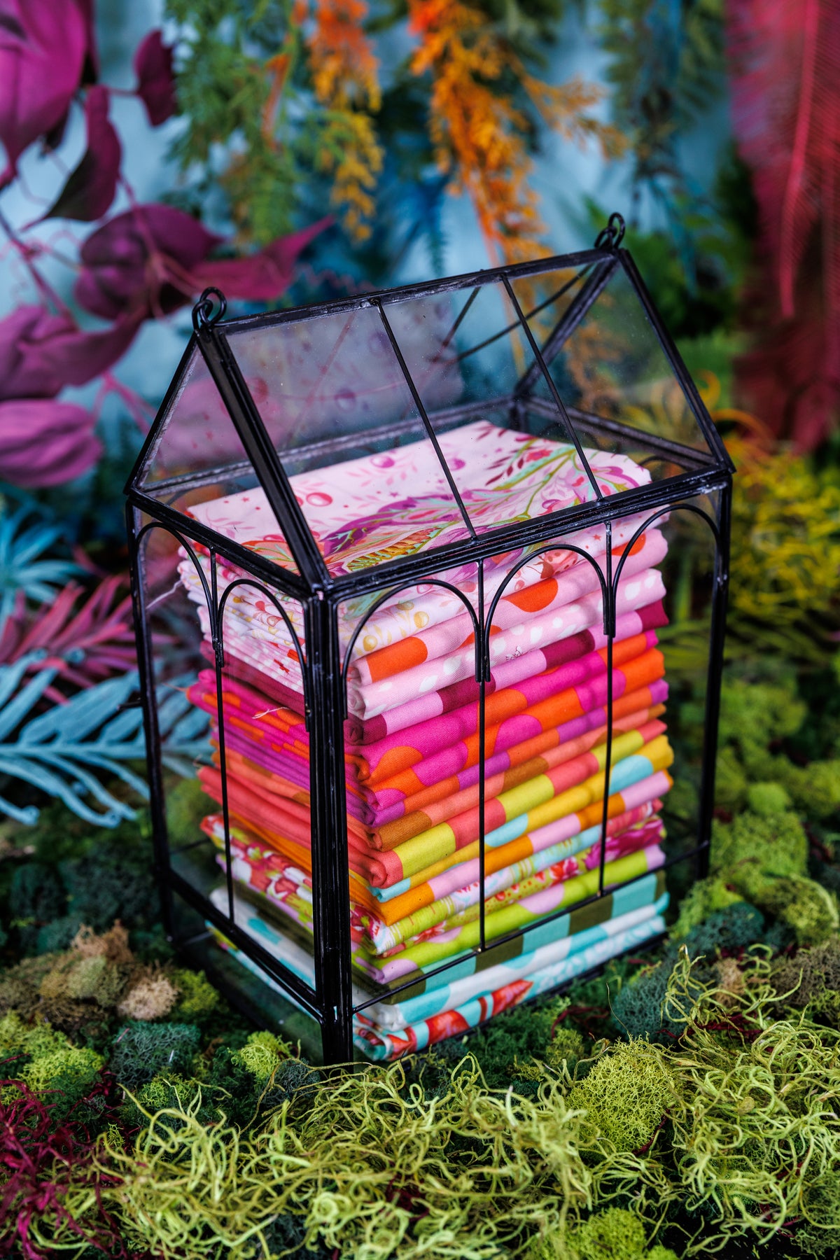Down to Earth + True Colors Sticks and Stones WARM HALF YARD BUNDLE by Tula Pink, 18 pieces (Preorder)