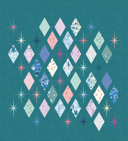 Wishes Atomic Starburst Quilt Kit (Fabric Only) (Preorder)
