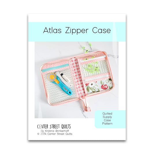 Center Street Quilts - Atlas Zipper Case Pattern - CEN 104