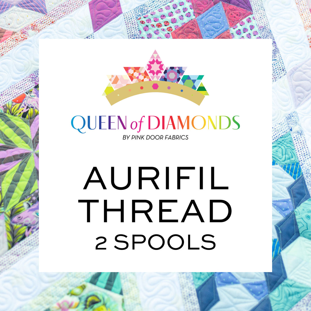 Queen of Diamonds BOM - Individual Monthly Aurifil Threads Sets
