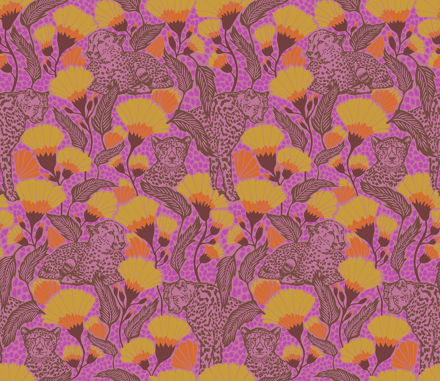 Cheetah Cloth - 108" - Anna Maria Textiles - BAMT169-84 - Half Yard (Preorder)