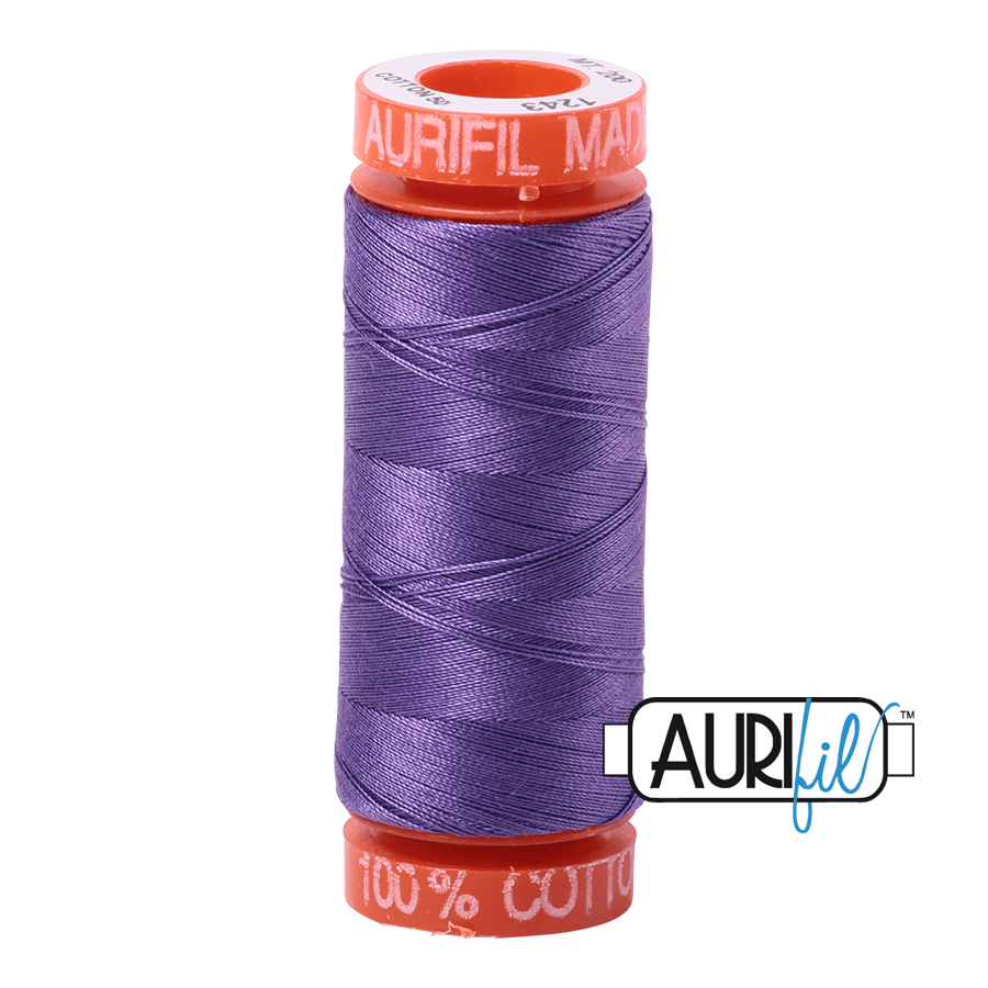 Aurifil Cotton Mako Thread - 50wt - 200m Spool - Dusty Lavender - MK50SP200-1243