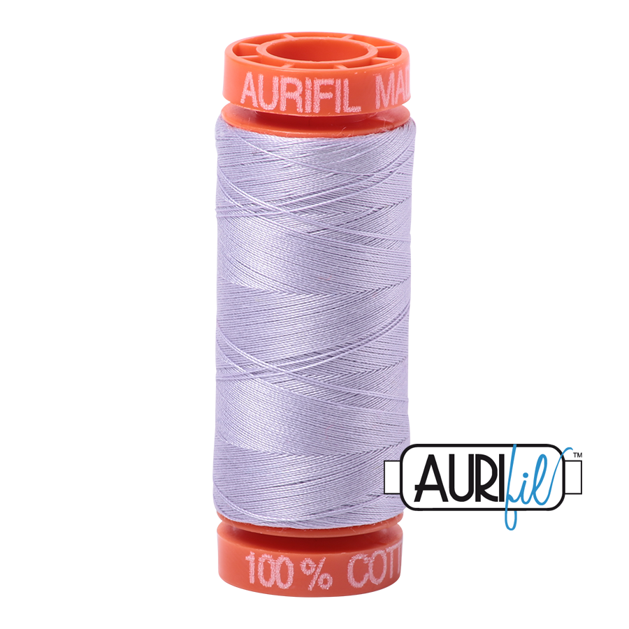 Aurifil Cotton Mako Thread - 50wt - 220m Spool - Iris - BMK50 2560