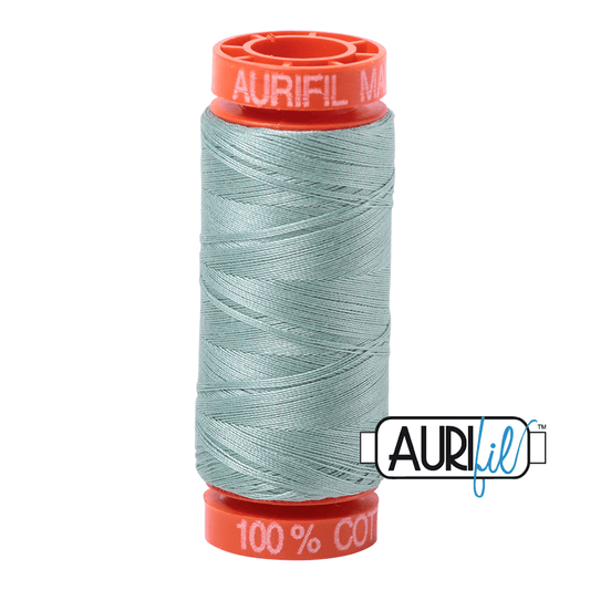 Aurifil Cotton Mako Thread - 50wt - 200m Spool - Light Juniper - MK50SP200-2845