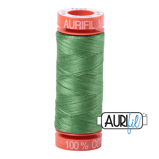 Aurifil Cotton Mako Thread - 50wt - 200m Spool - Green Yellow - MK50SP200-2884