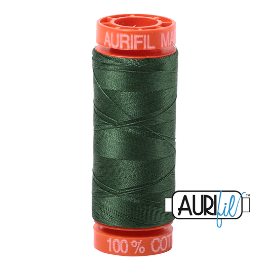 Aurifil Cotton Mako Thread - 50wt - 200m Spool - Pine - MK50SP200-2892