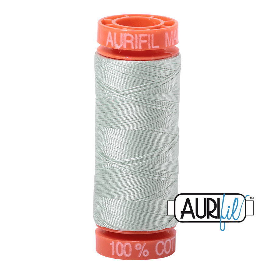 Aurifil Cotton Mako Thread - 50wt - 200m Spool - Platinum - MK50SP200-2912