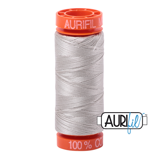 Aurifil Cotton Mako Thread - 50wt - 200m Spool - Moonshine - MK50SP200-6724