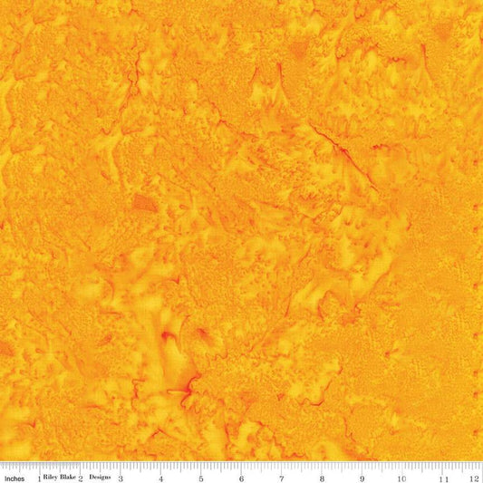 Batiks Hand-Dyes - Butterscotch  - The RBD Designers - BT21000-256 - Half Yard