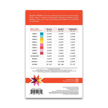 Beasley Hollow - Printed Pattern - She Makes Joy - SMJ 2302