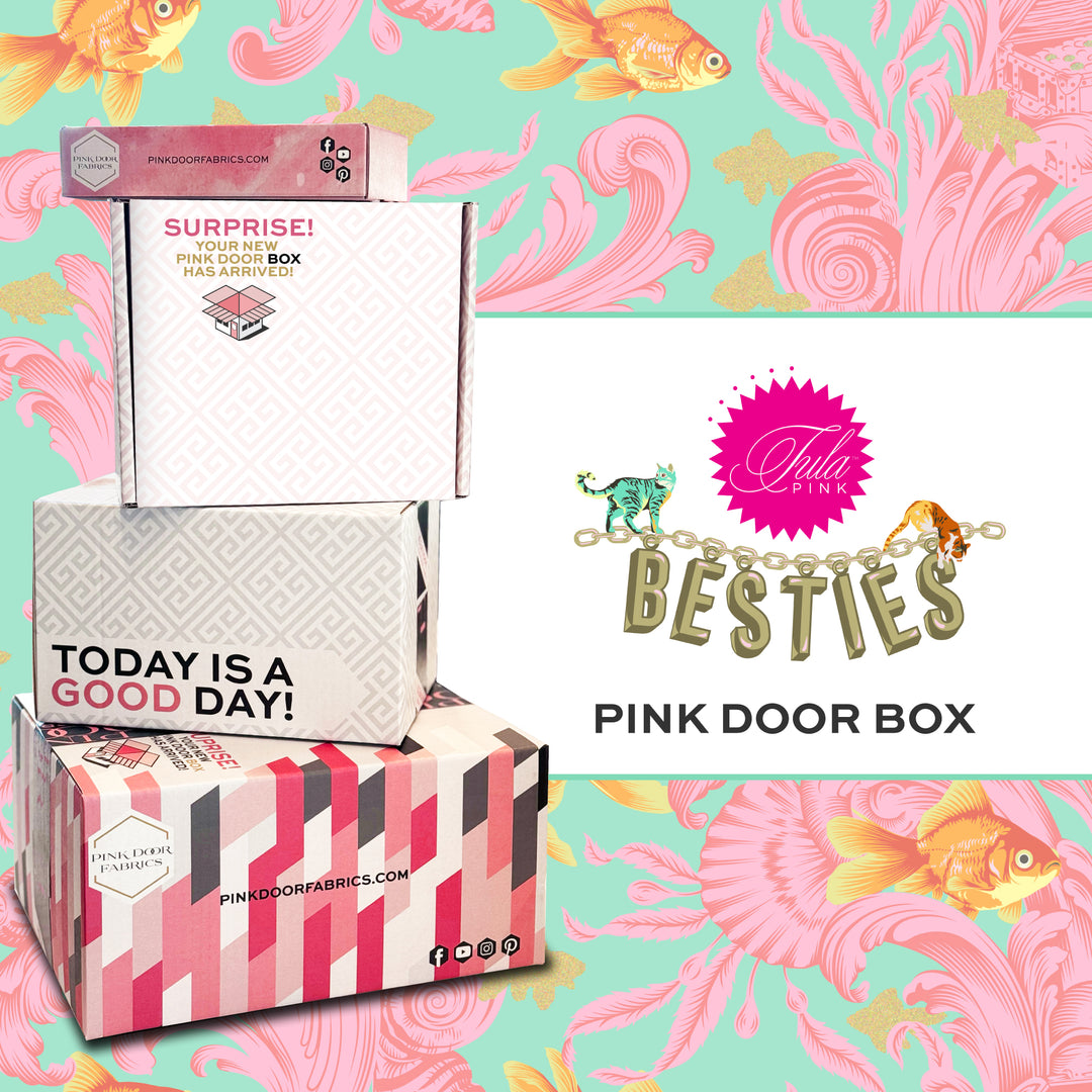 IN STOCK! Pink Door Box - A curated companion for Tula Pink's collections!