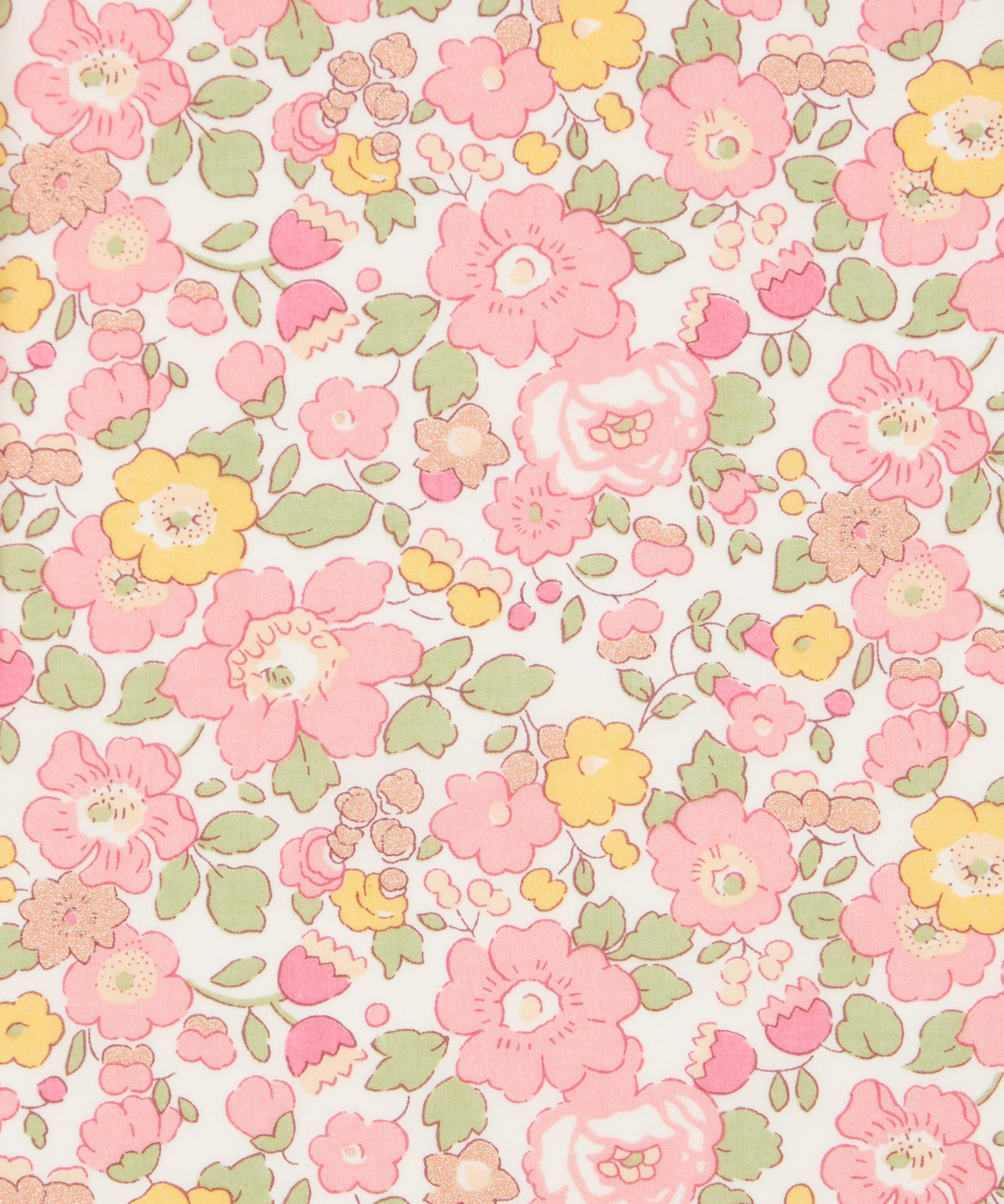 Liberty London - Tana Lawn - Betsy - Classic Metallic Collection - 03632019AB - Half Yard