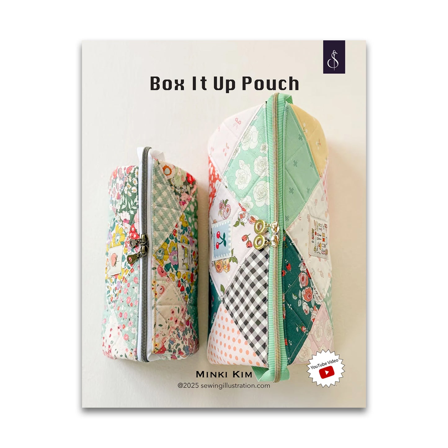 Box It Up Pouch Pattern by Minki Kim