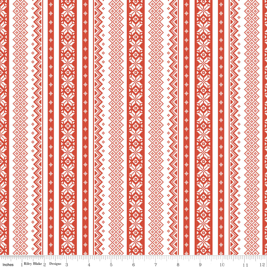 Ski Hill - Sweater in White - Corinne Wells - C14773-WHITE - Half Yard