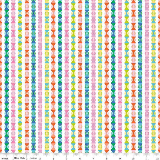 Celebrate - Ogee Multi - Sue Daley Design - C15334-MULTI - Half Yard