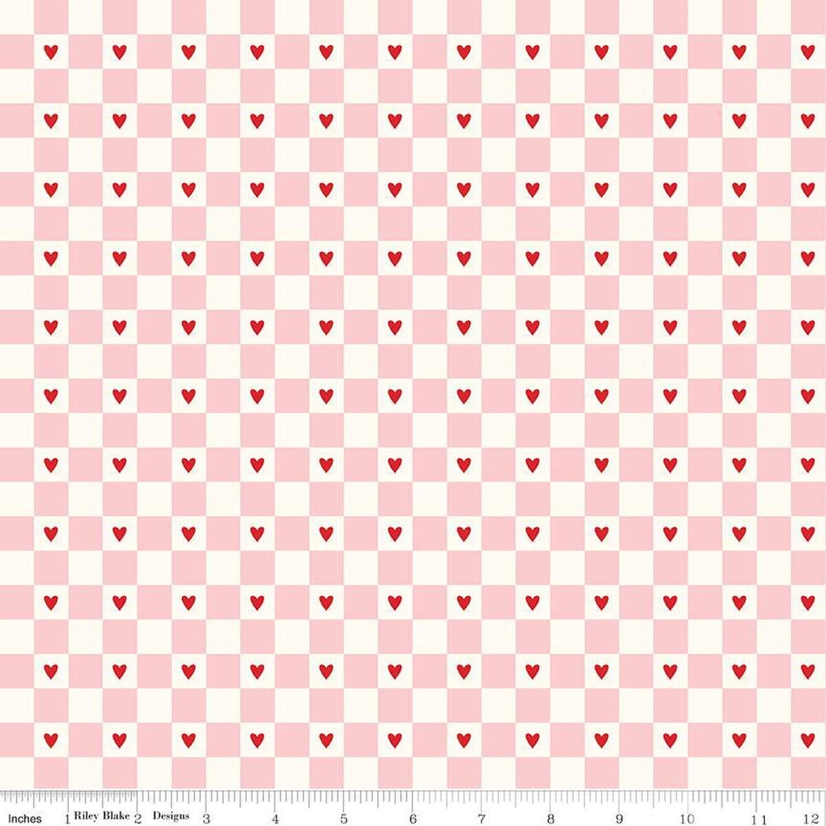 Sweetheart - Checks Cream - My Mind's Eye - C15501-CREAM - Half Yard