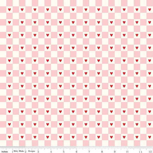 Sweetheart - Checks Cream - My Mind's Eye - C15501-CREAM - Half Yard