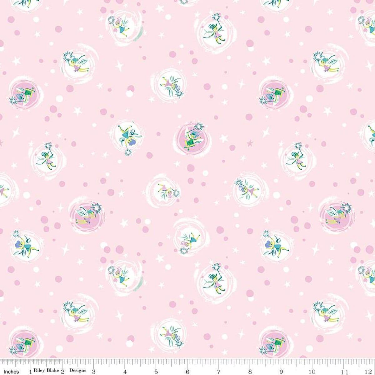 Forever Neverland - Tink in Pink - Jill Howarth - C15904-PINK - Half Yard