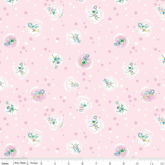 Forever Neverland - Tink in Pink - Jill Howarth - C15904-PINK - Half Yard