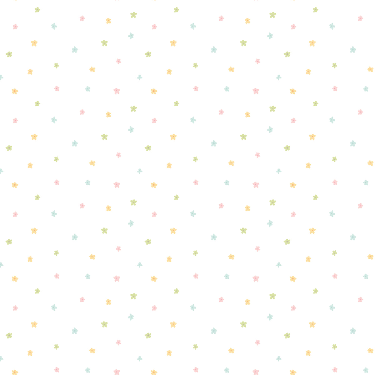 Little Posies - Ditsy White - C18326-WHITE - Half Yard