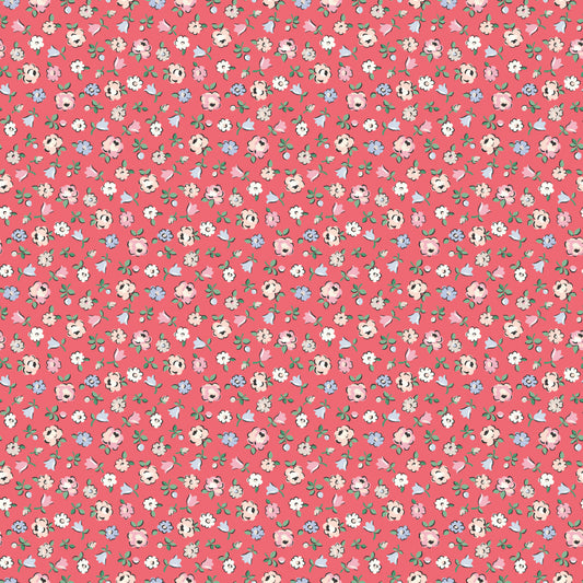 From London, With Love - Ditsy Floral Red  - Cath Kidston - C18991-RED - Half Yard (Preorder)