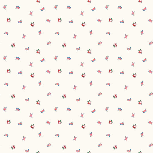 From London, With Love - Flags Cream  - Cath Kidston - C18992-CREAM - Half Yard (Preorder)