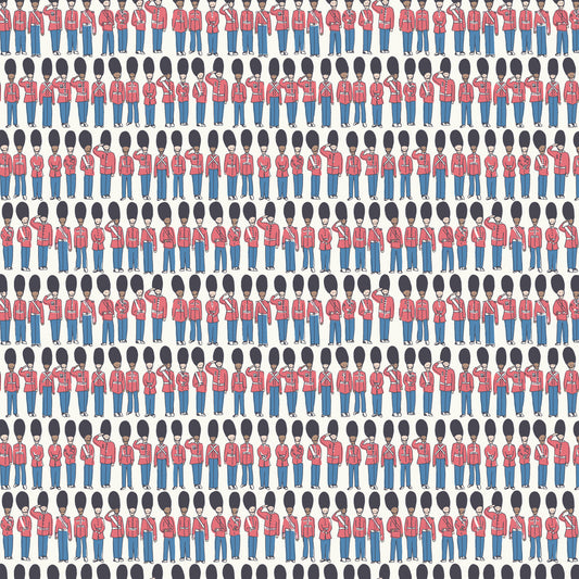 From London, With Love - Guards Cream  - Cath Kidston - C18993-CREAM - Half Yard (Preorder)