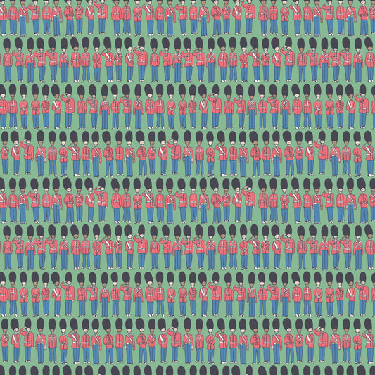 From London, With Love - Guards Green  - Cath Kidston - C18993-GREEN - Half Yard (Preorder)