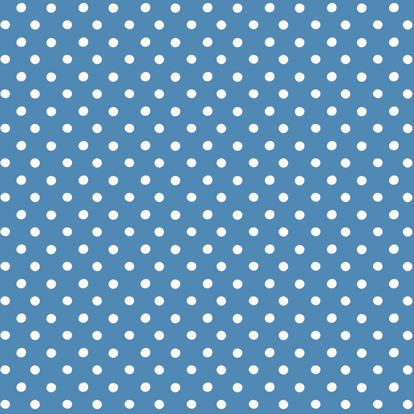 From London, With Love - Button Dots Blue  - Cath Kidston - C18994-BLUE - Half Yard (Preorder)