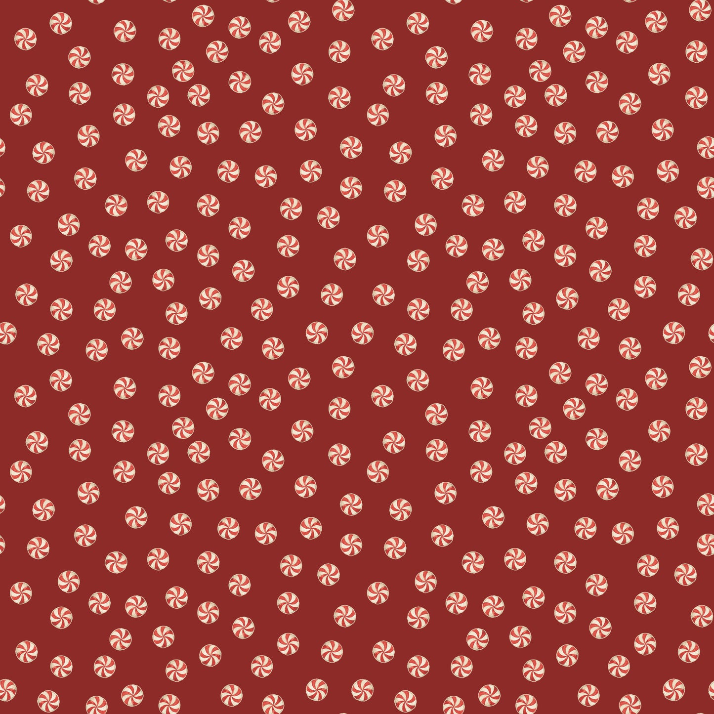 Santa's Fair - Mints in Red - Lisa Audit - C19204-RED - Half Yard (Preorder)