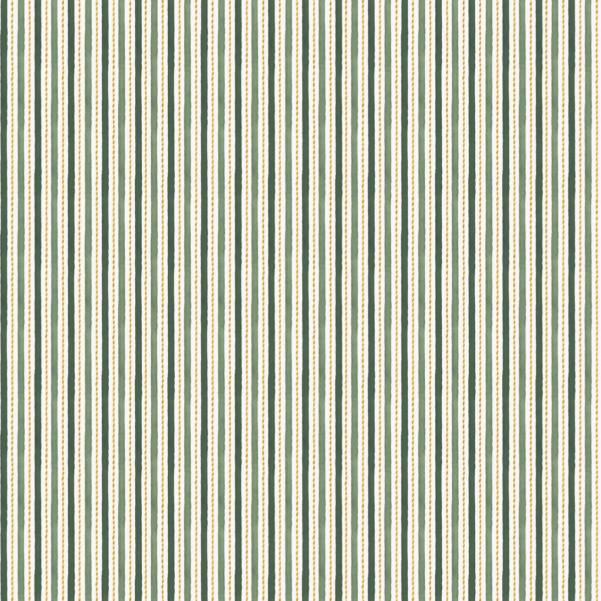 Santa's Fair - Stripes in Green - Lisa Audit - C19205-GREEN - Half Yard (Preorder)
