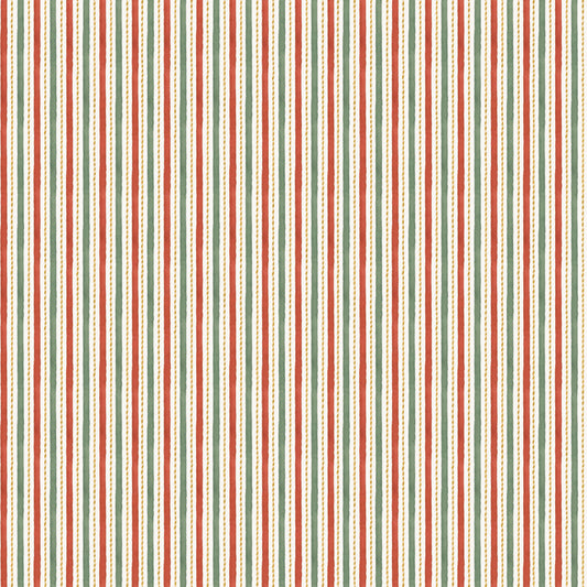 Santa's Fair - Stripes in Multi - Lisa Audit - C19205-MULTI - Half Yard (Preorder)