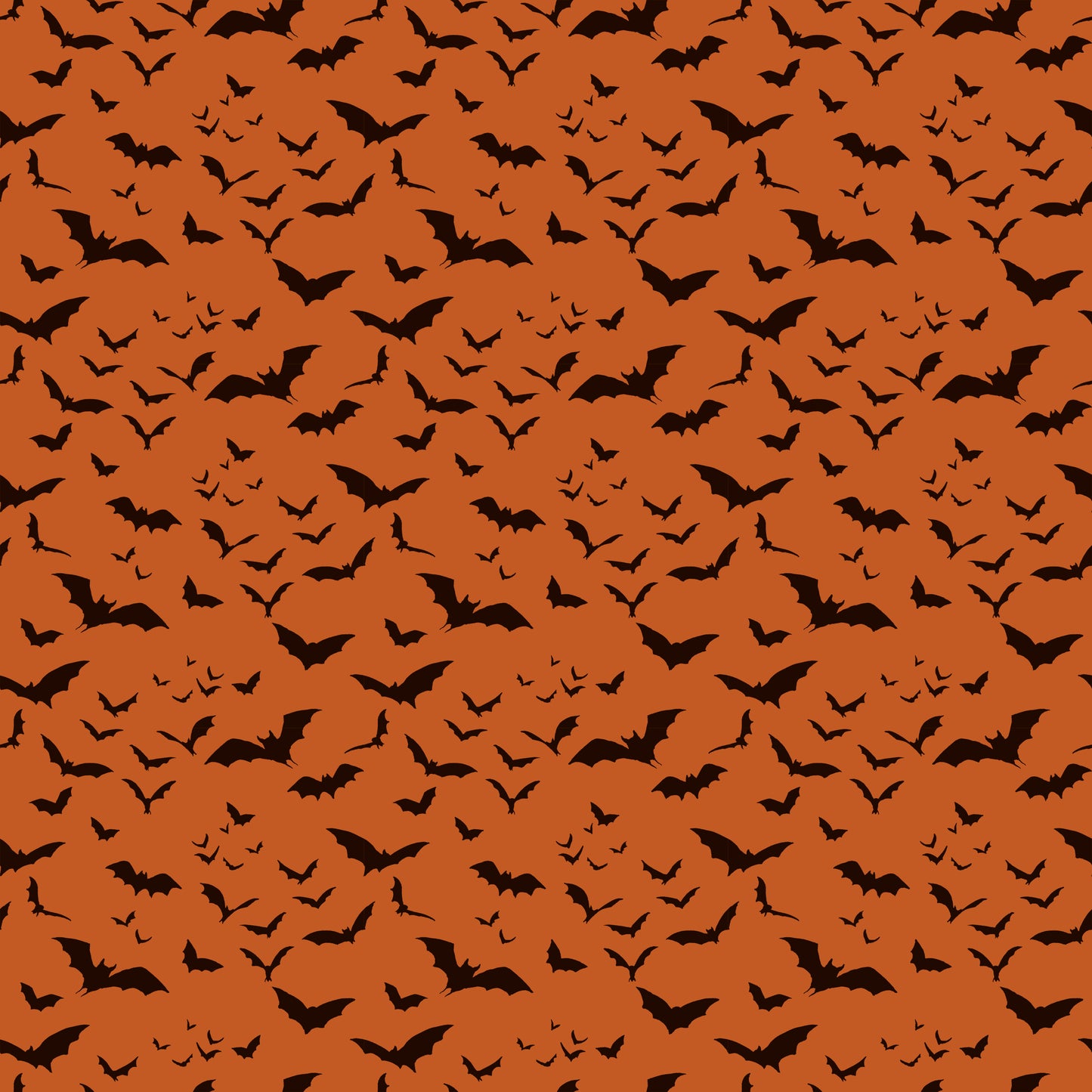 Witchy Vibes - Bats in Pumpkin - Lisa Audit - CD19274-PUMPKIN - Half Yard (Preorder)