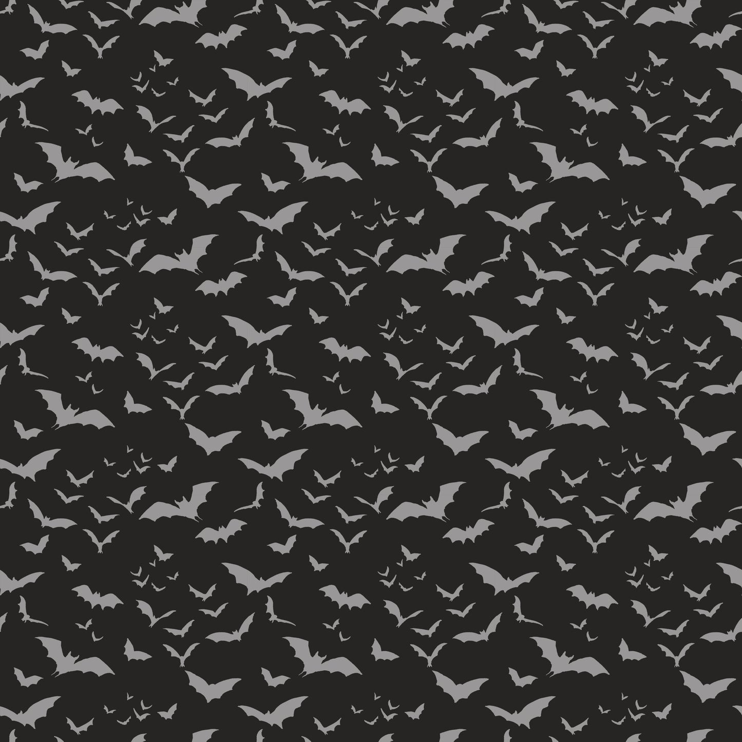 Witchy Vibes - Bats in Raven - Lisa Audit - CD19274-RAVEN - Half Yard (Preorder)
