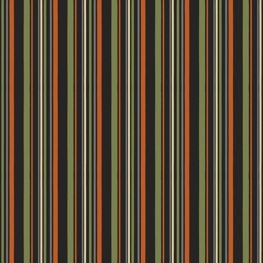 Witchy Vibes - Stripes in Avocado - Lisa Audit - CD19276-AVOCADO - Half Yard (Preorder)