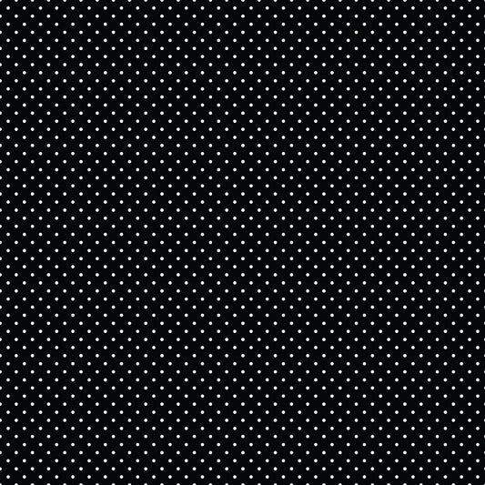 Swiss Dot - Black  - The RBD Designers - C670-110 BLACK - Half Yard