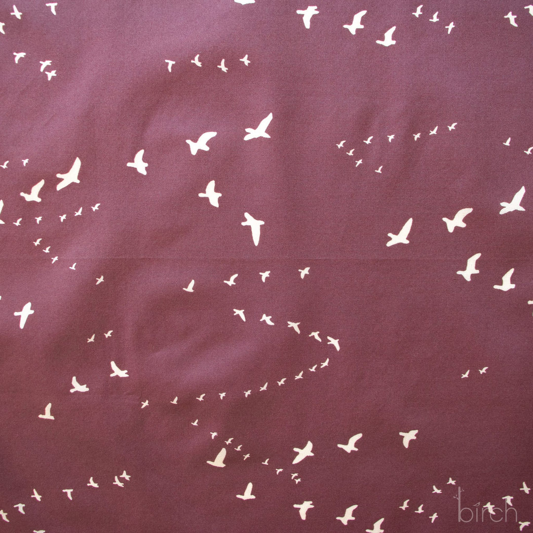 Camp Basics - Flight Mahogany Poplin - JayCyn Designs - CB-02-MAHOGANY