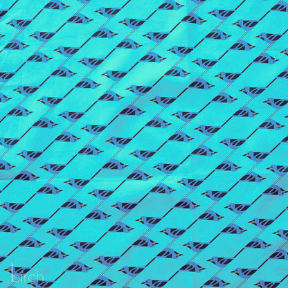 Monteverde Habitat Vol. 1 - Bluebird Stagger - Charlie Harper - CH-371 - Half Yard