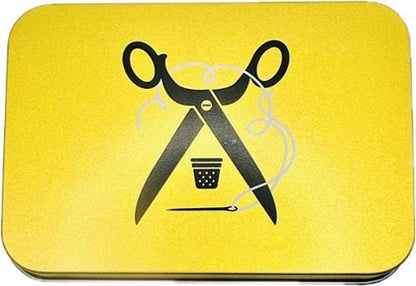 Scissor & Stitches Tin - 4" x 3" - CH1000
