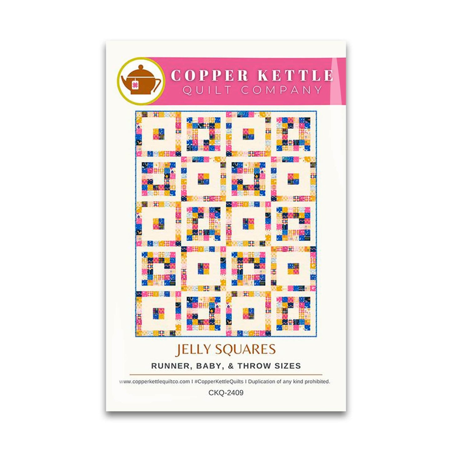 Jelly Squares Quilt Pattern - Sarah Sumbera - CKQ 2409 - Printed Pattern