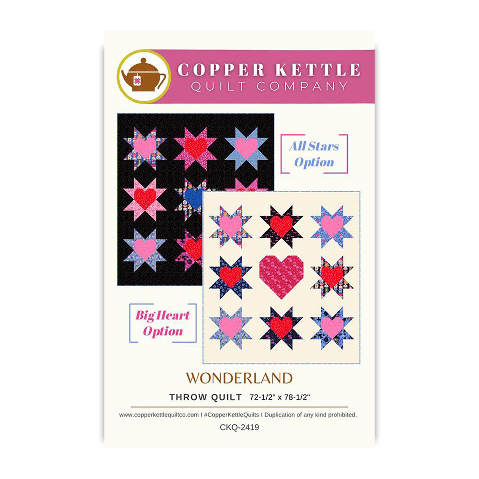 Ckq Wonderland Quilt Pattern - Sarah Sumbera - CKQ 2419 - Printed Pattern ...