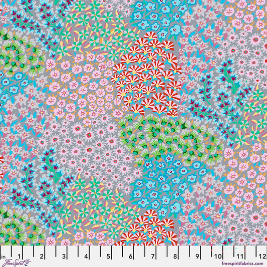 Persian Garden in Grey - Kaffe Fassett Cotton Lawn Collection