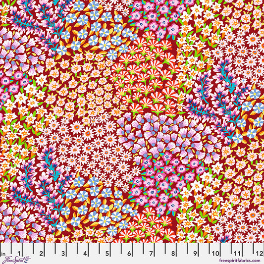 Persian Garden in Rust - Kaffe Fassett Cotton Lawn Collection