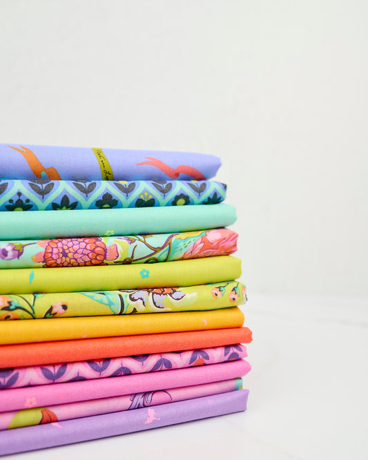 Legendary COTTON LAWN Half Yard Bundle by Tula Pink, 12 pieces (preorder)