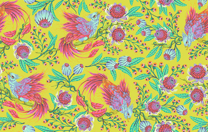 Hot Wings in Apple cotton lawn fabric, part of the Legendary fabric collection by Tula Pink (SKU: CLTP001.APPLE)
