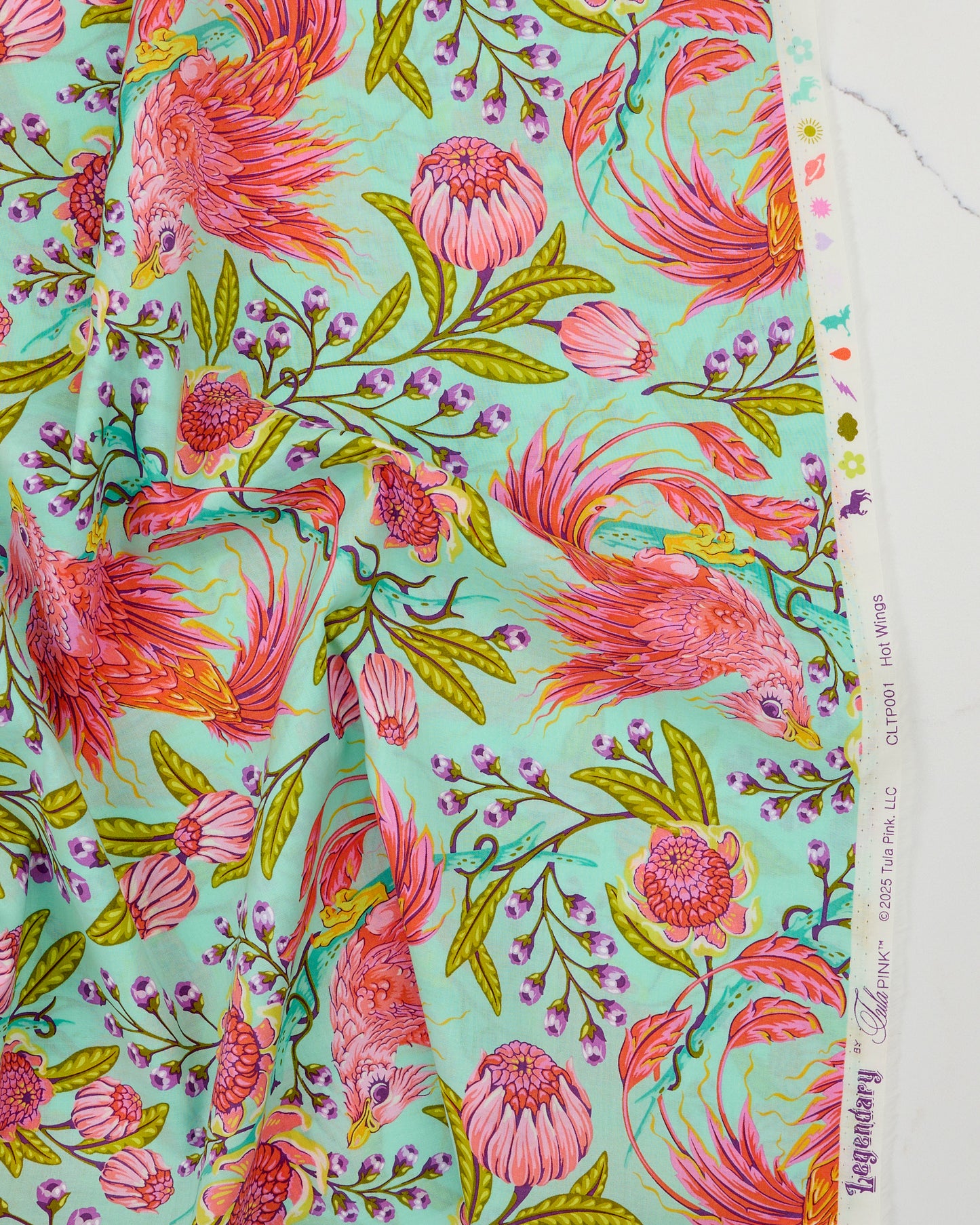 Hot Wings in Stardust COTTON LAWN - Legendary by Tula Pink - Half Yard (Preorder)