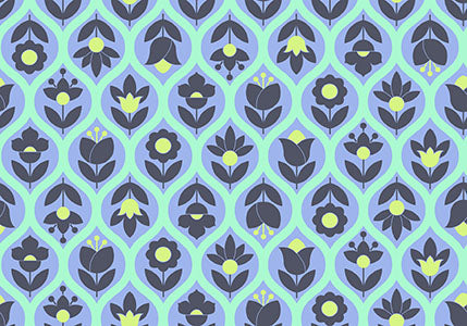 Beg Your Garden in Dream cotton lawn fabric, part of the Legendary fabric collection by Tula Pink (SKU: CLTP002.DREAM)