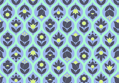 Beg Your Garden in Dream cotton lawn fabric, part of the Legendary fabric collection by Tula Pink (SKU: CLTP002.DREAM)